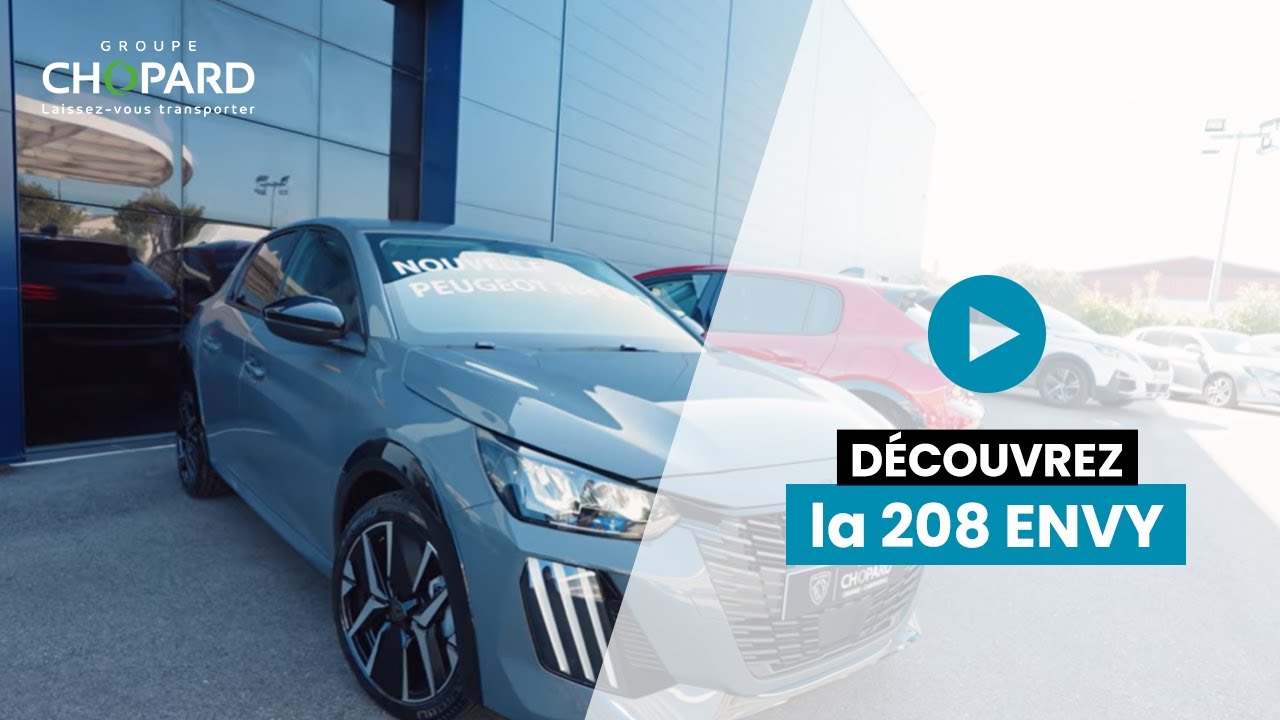 NOUVELLE 208 ENVY EN S&Eacute;RIE LIMIT&Eacute;E