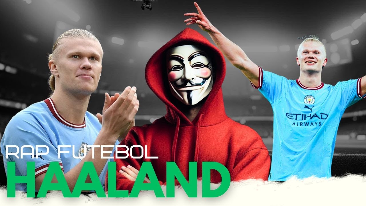 haaland ⚽[Lyric Video]futebol parodia rap funk