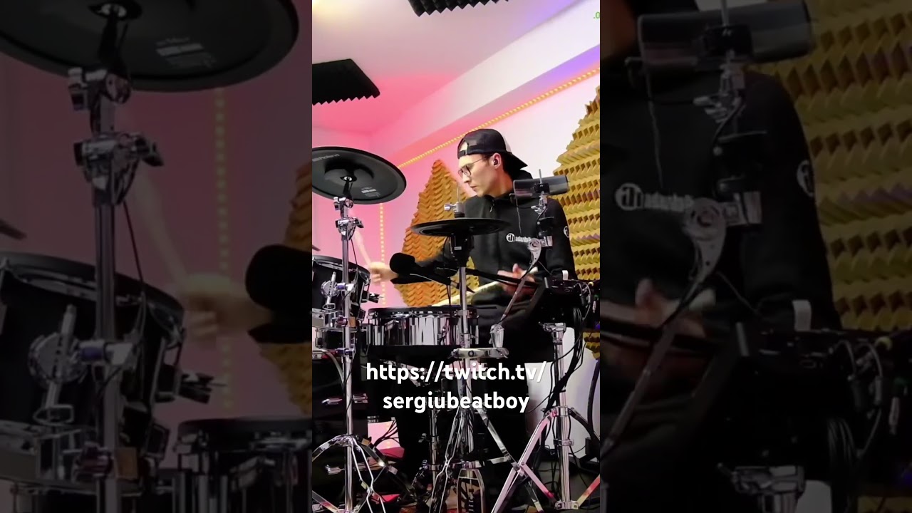 Follow on Twitch for more #drums #drummer #music #recording  