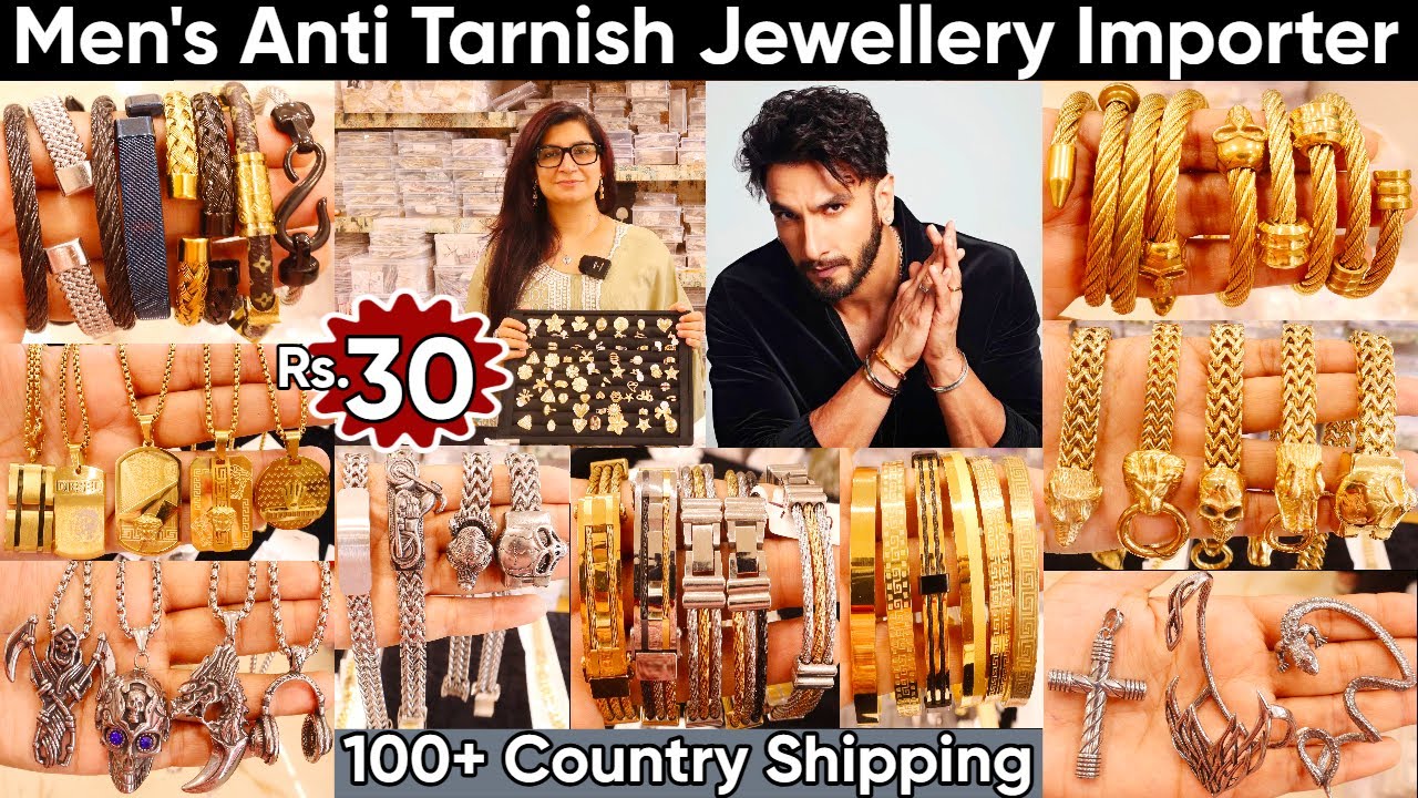 Exclusive Men's Fashion Anti-Tarnish Jewellery & Accessories Collection | Ring, Bracelet & Neckchain