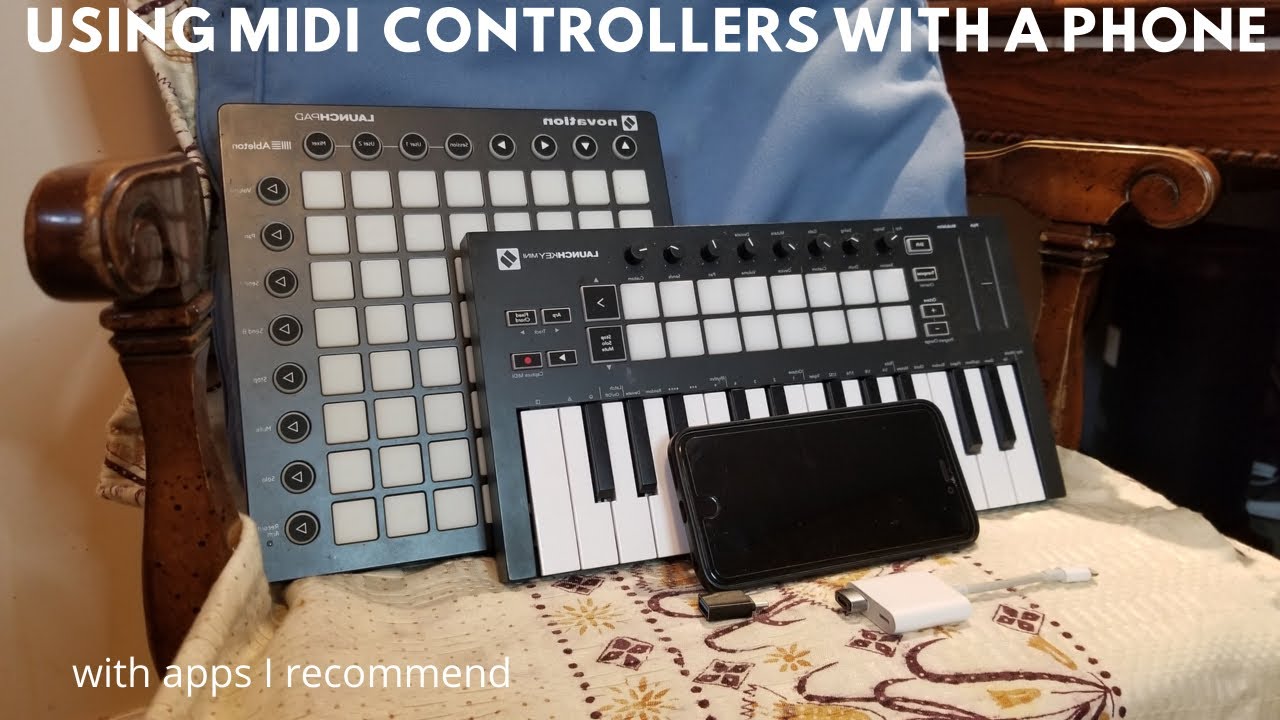 Connect MIDI controllers to a PHONE, apps to use | iPhone, Android 📲