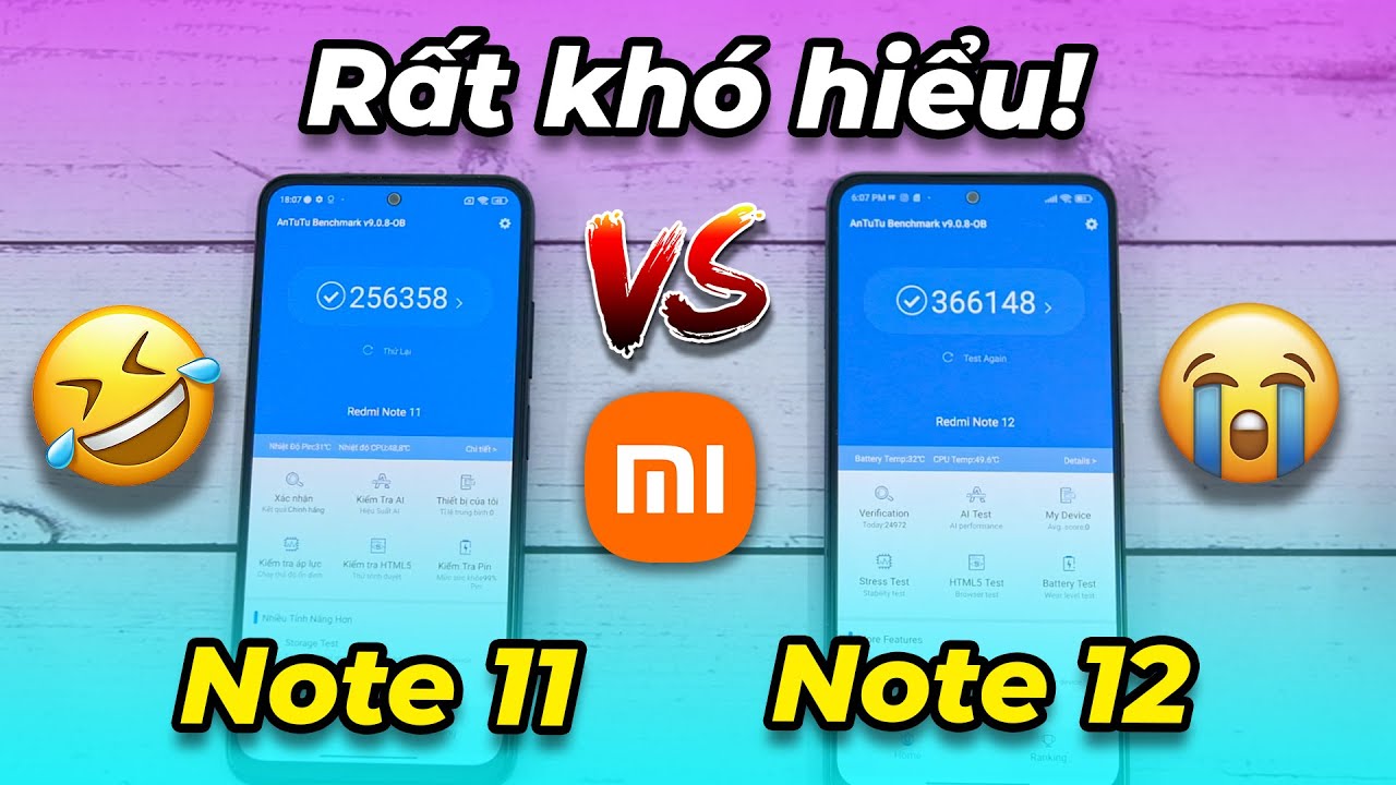 So sánh Redmi Note 12 và Redmi Note 11: Snapdragon 4 Gen 1 mà lại YẾU HƠN Snapdragon 680?