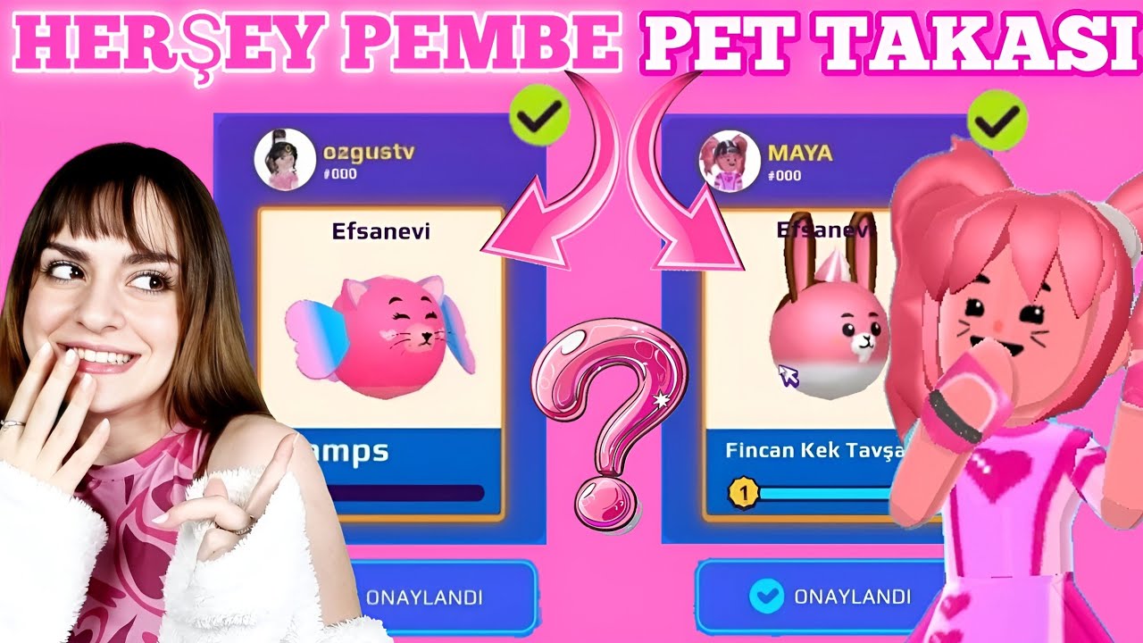 PK XD MAYA İLE PEMBE PET TAKASI !? 24 SAAT PEMBE PETLER !! | ÖZGÜŞ TV