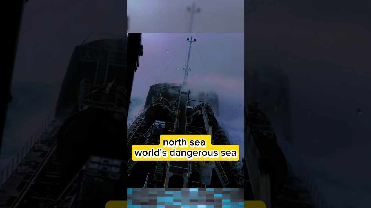 North sea 😱 world's dangerous sea 😱#shorts #facts
