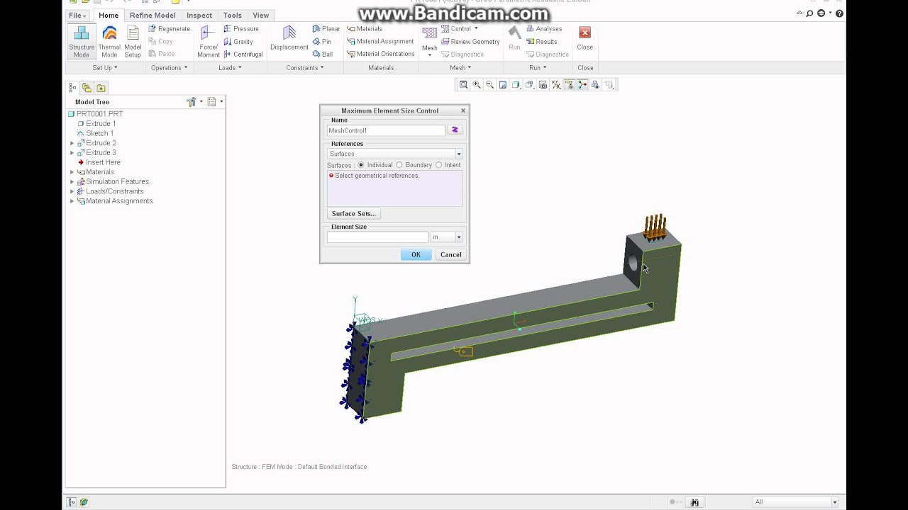 PTC Creo: Pro-Fem Tutorial