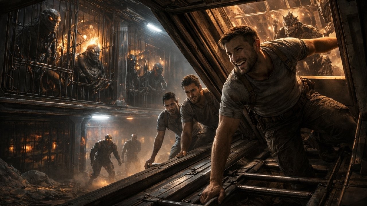 Humans and Aliens Shared a Prison — Only One Side maniged to escape  | Sci-Fi Verse Action