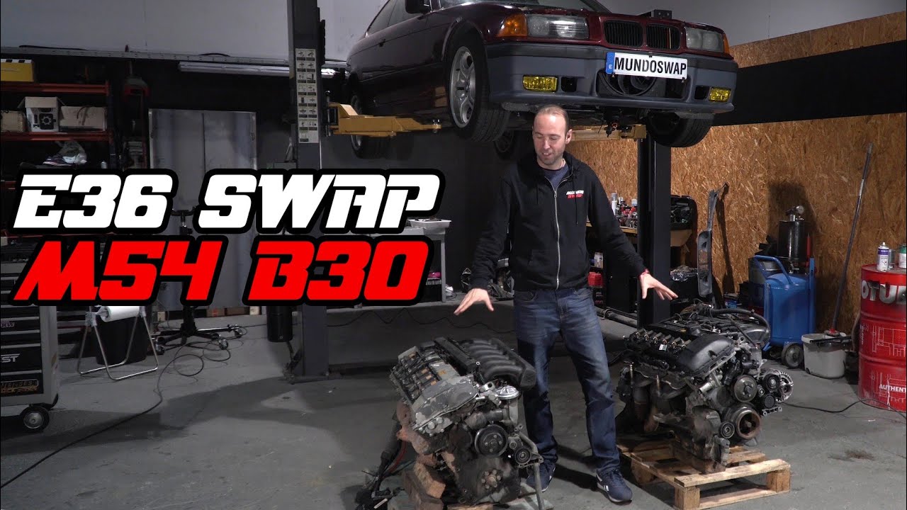 Como hacemos un swap +200cv. BMW E36 SWAP M54B30, Parte 1