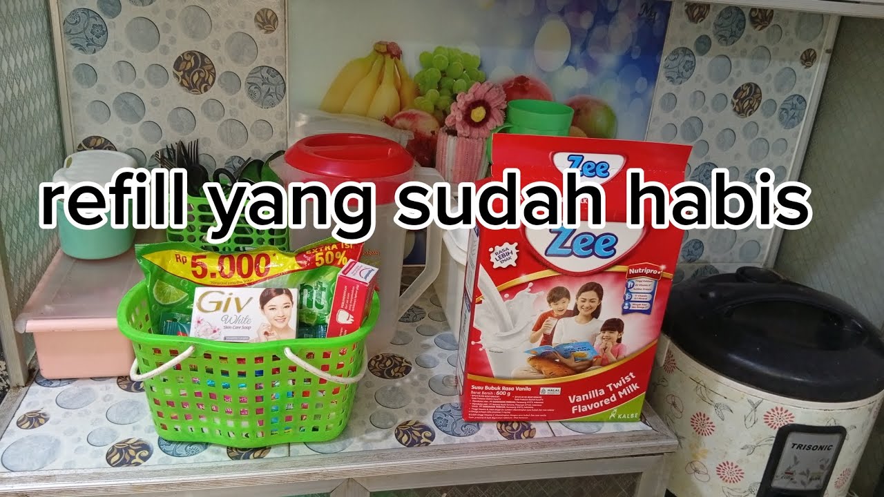 Kehidupan irt di kontrakan,belanja mingguan