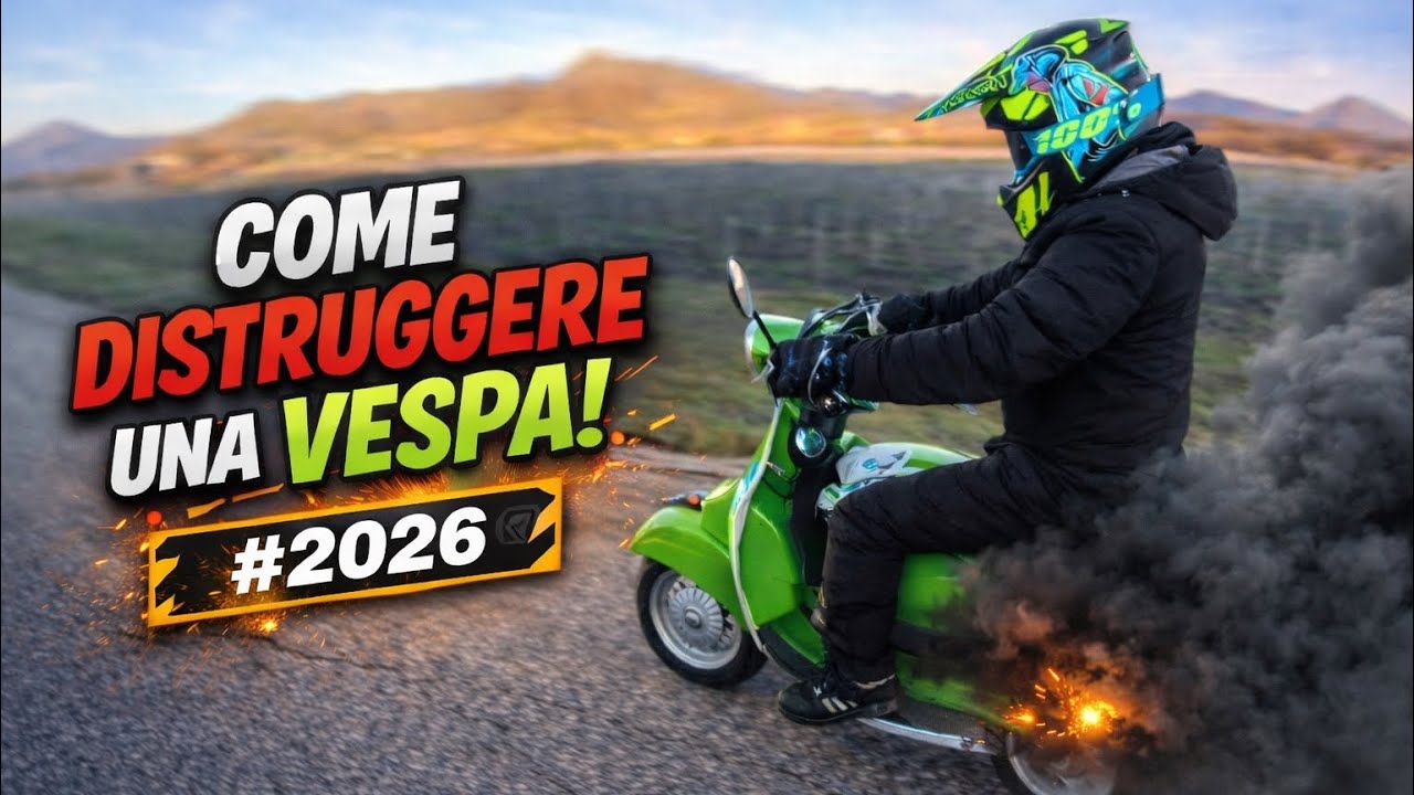Abbiamo DISTRUTTO una Vespa… NON doveva succedere  |  #FAIL2026
