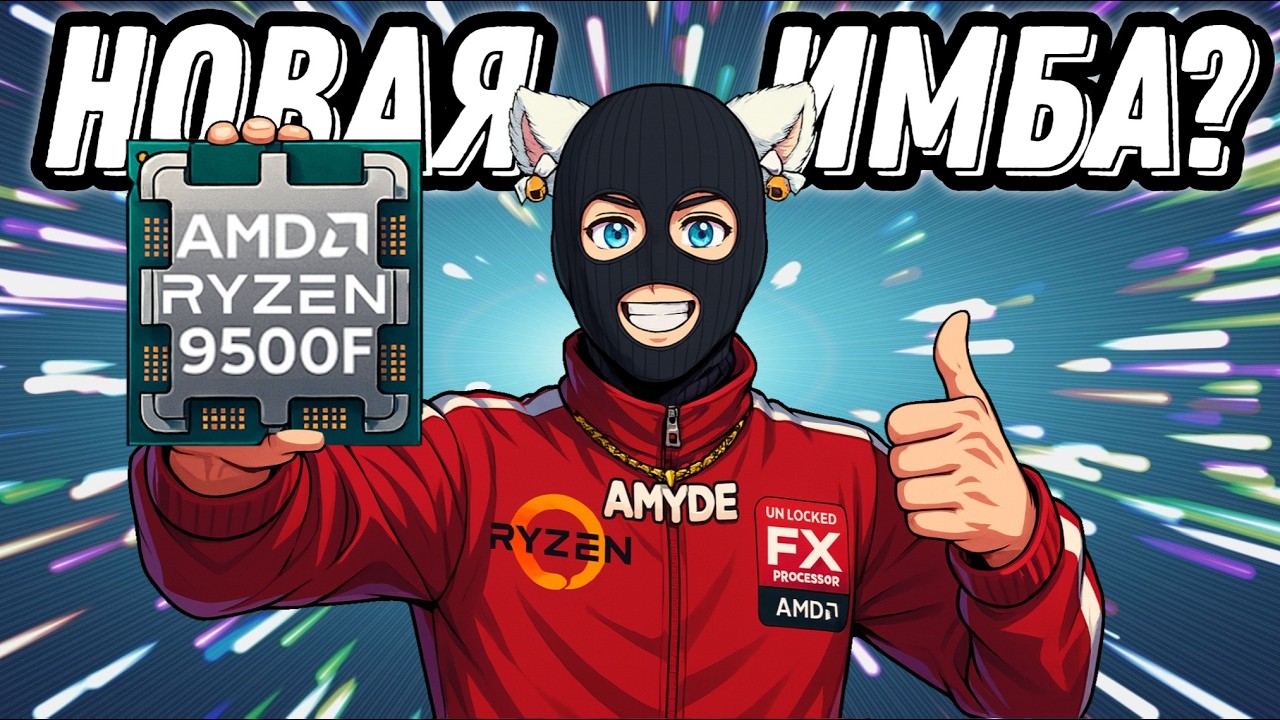 Обзор Ryzen 5 9500F - новая имба ? / Тест-сравнение Ryzen 7500f vs 9500f vs i5-14400f в 2025 году
