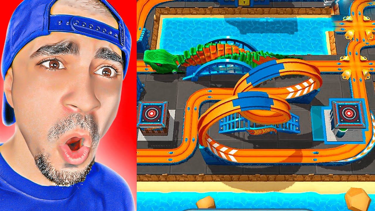 صنعت اخطر مضمار سيارات في لعبة هوت ويلز 😍🚗 - Hot Wheels Unlimited