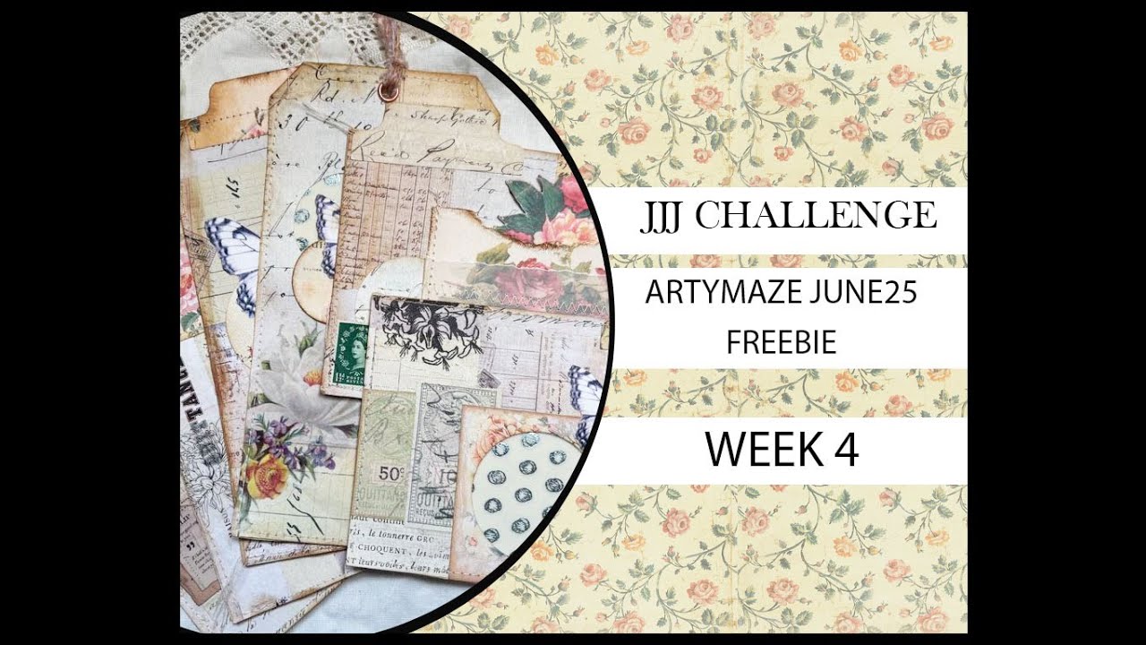 JUNE25 JJJ Challenge Wk4  Junk Journal fillers