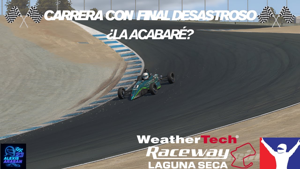 Carrera INCREÍBLE y un Final DESASTROSO en Laguna Seca😮 | iRacing