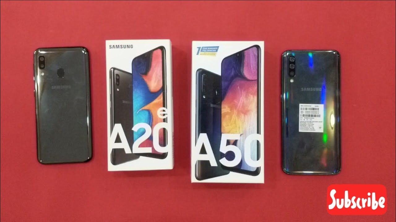 Samsung Galaxy A20e vs Samsung Galaxy A50