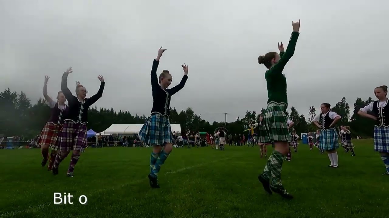 The Solus Highland Dancers - (5) Ulster Scots Heritage Day, Raphoe, East Donegal