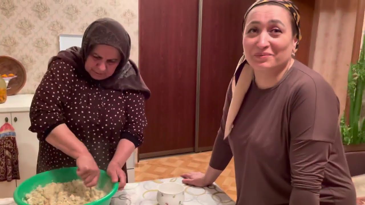 Готовим со свекровью кукурузный хинкал !