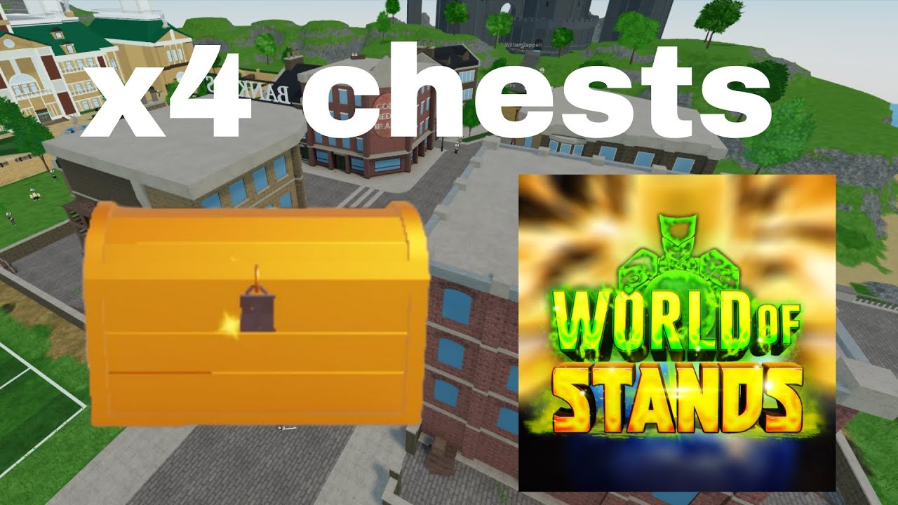 World Of Stands | London all golden chests.