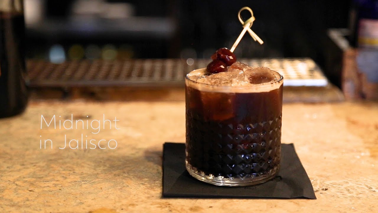 CIGAR SNOB - Midnight in Jalisco cocktail by Andi Cruzatti (The Corner, Miami)
