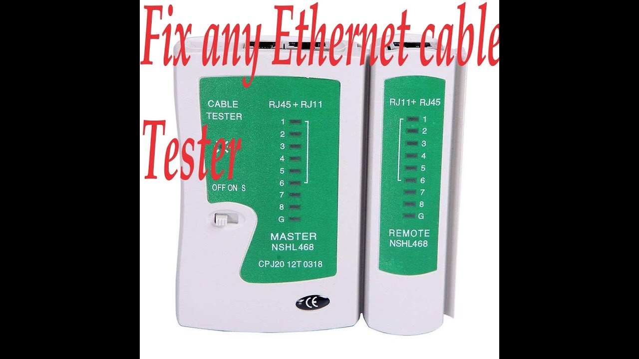 Repair/Fix an Ethernet cable tester,Explained troubleshooting