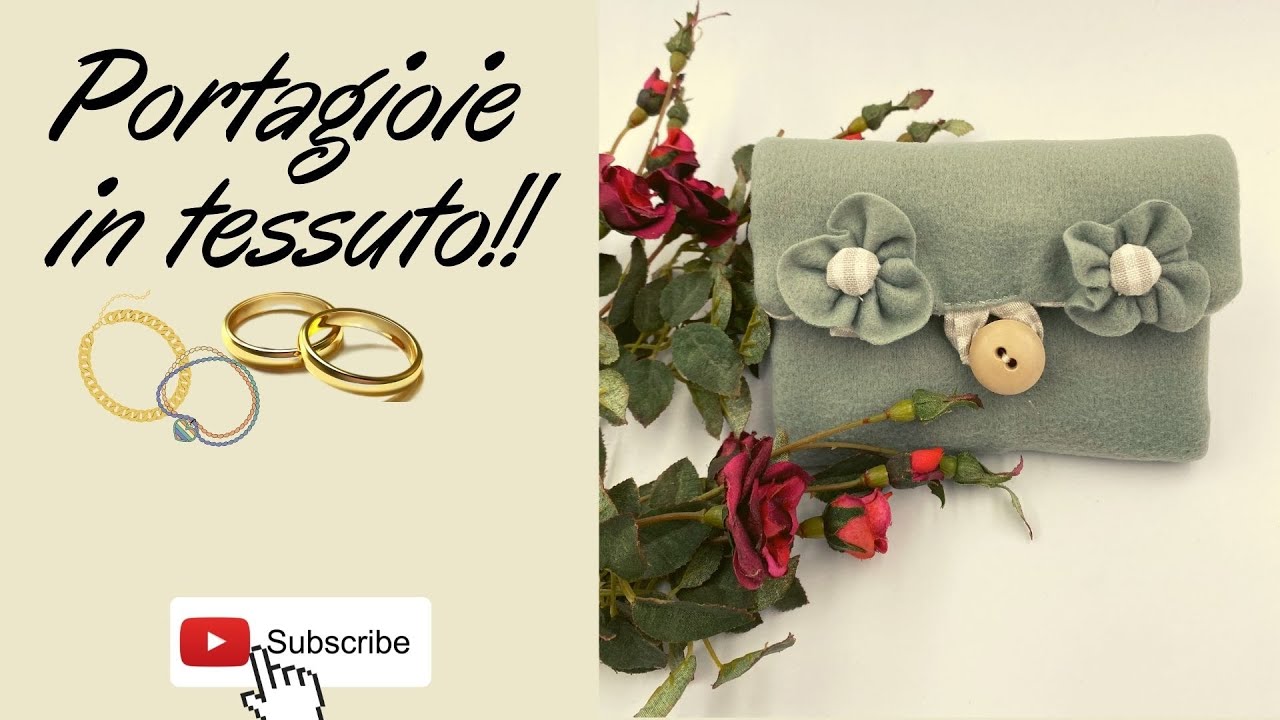 Portagioie in morbido tessuto!! Regalo per festa della mamma! #portagioie #nanadecor #cucitocreativo