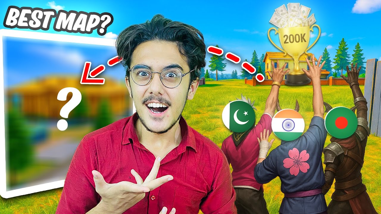 India vs Pakistan vs Nepal | Fight for 200,000 RS in Free Fire