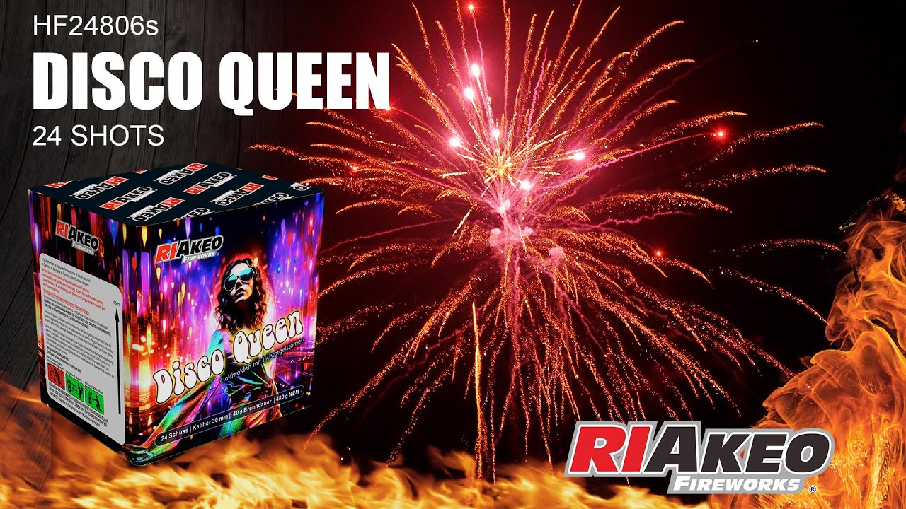 DISCO QUEEN ► HF24806s ► 30mm ► RIAKEO FIREWORKS #firework #pyro #riakeo