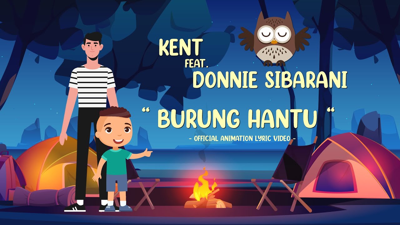 BURUNG HANTU - KENT Feat. Donnie Sibarani | OFFICIAL ANIMATION LYRIC VIDEO
