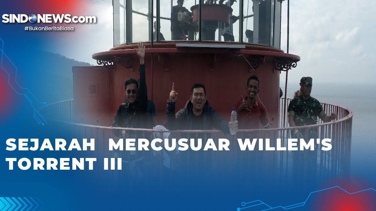 Potret Mercusuar Willem's Torrent III di Pulau Breuh Aceh Besar