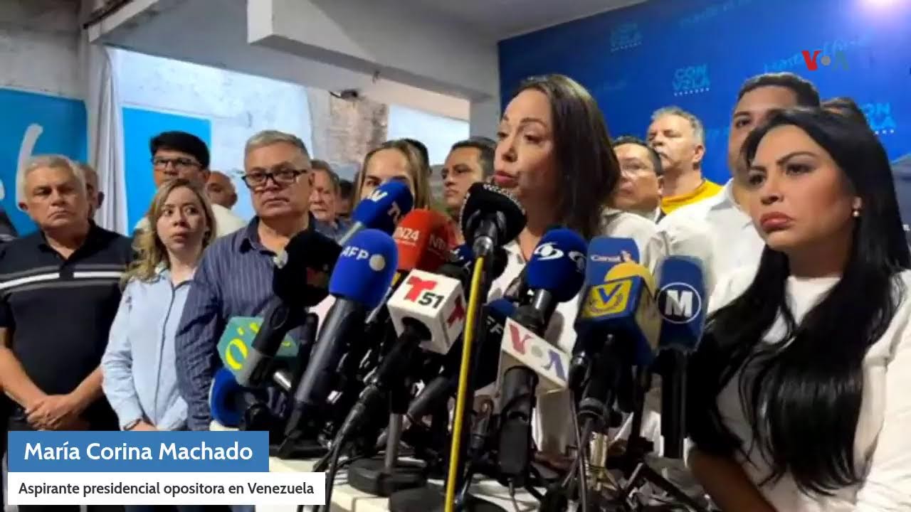 María Corina Machado fija posición tras detención de miembros de su partido