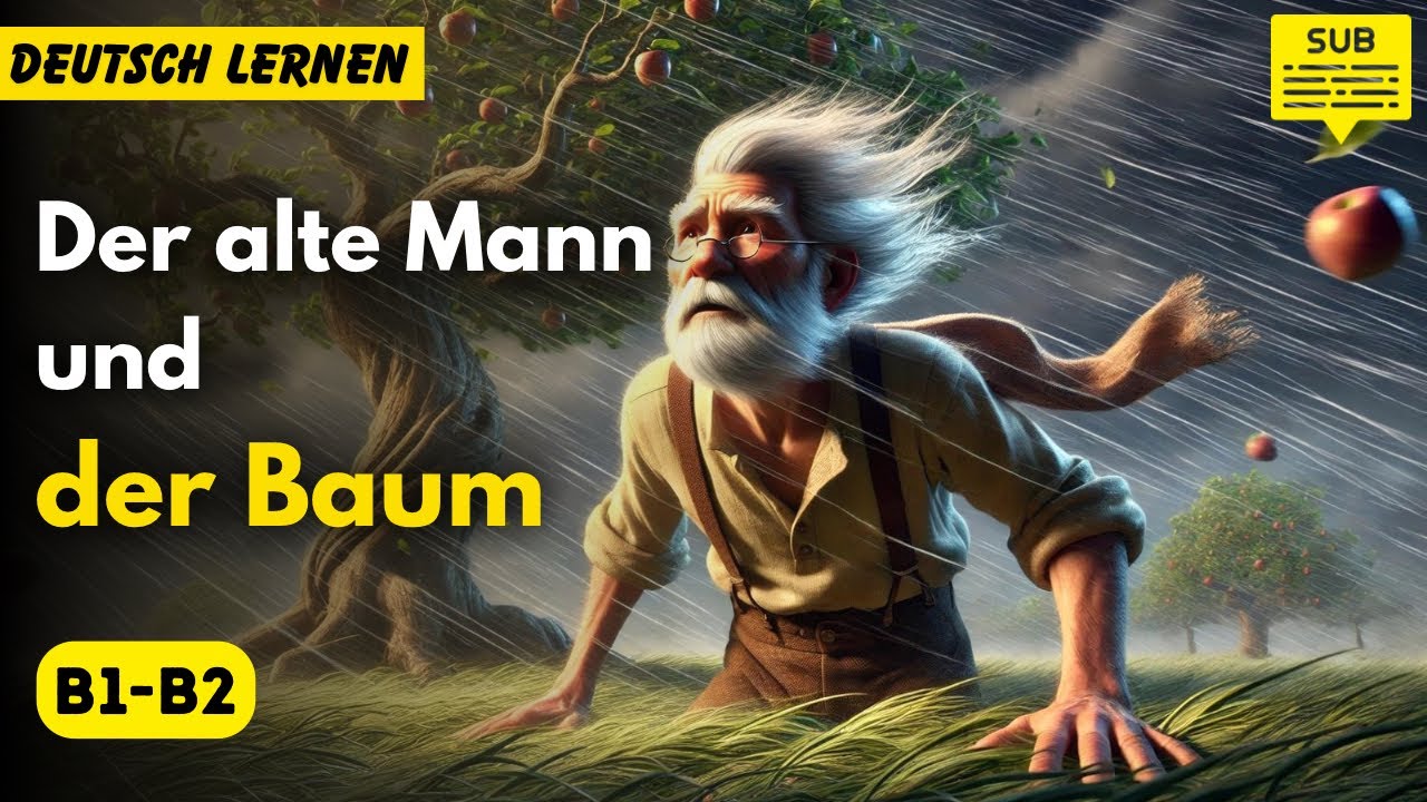 Der alte Mann und der Baum [B1-B2] | Deutsch Lernen | Hören | Geschichte & Vokabeln