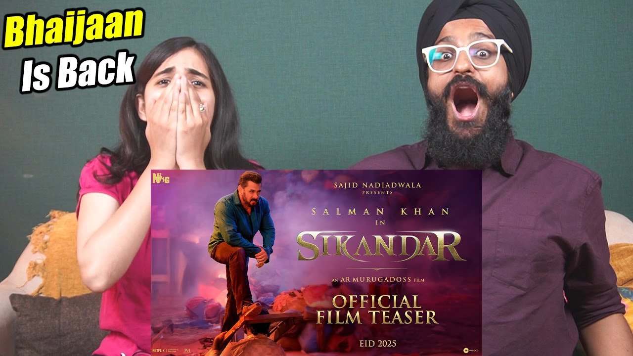 SIKANDAR Teaser Reaction | Salman Khan, Rashmika | Sajid Nadiadwala | A.R. Murugadoss