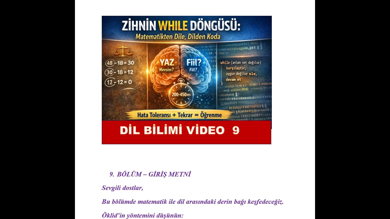 (Dil Bilimi 9) Zihin Anlamı Nasıl Seçer? | Beynin Karar Mekanizması  “Kedi” mi “Köpek” mi