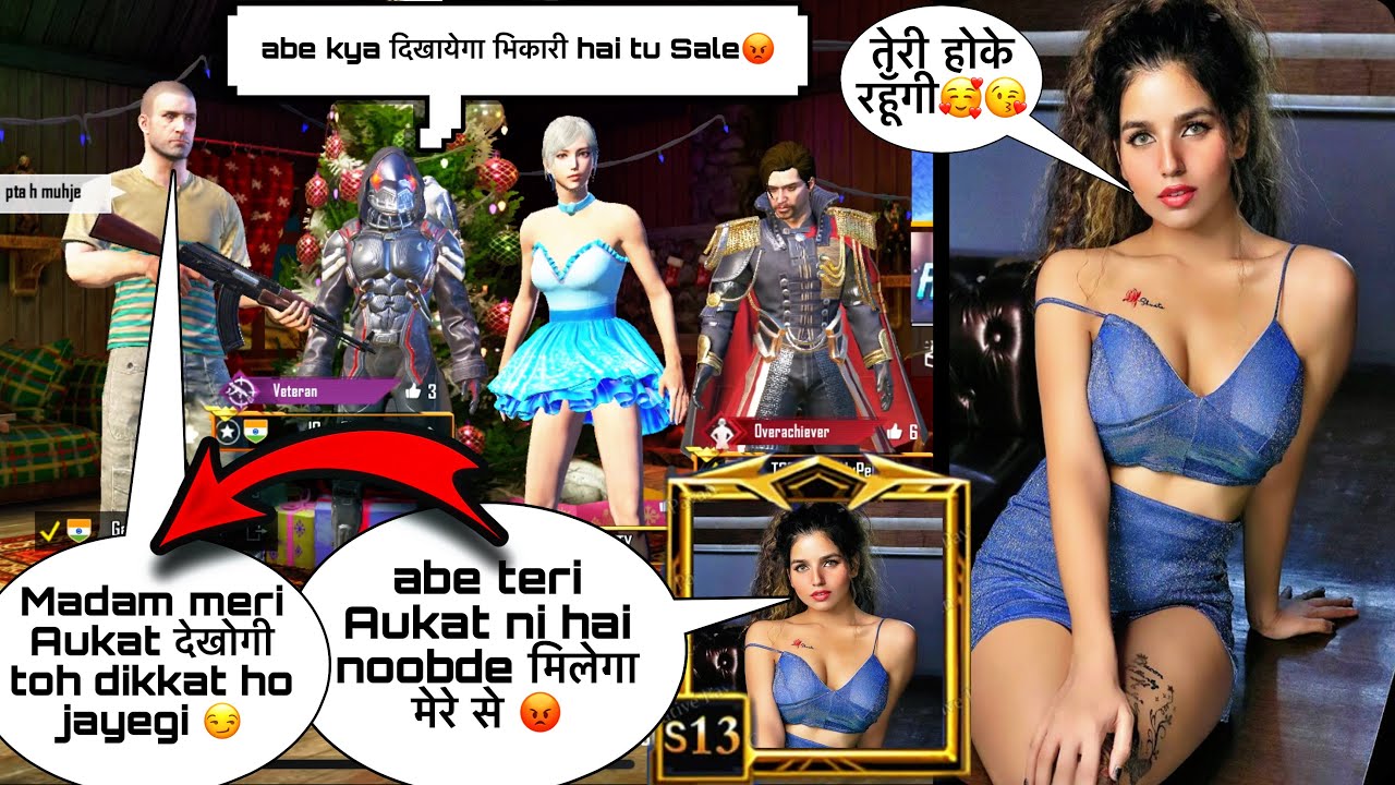 😱🥺KadamOP Joined Random Squad hot Instagram Girl & boys call me Noob I Challenge for 1v3Room |PUBG