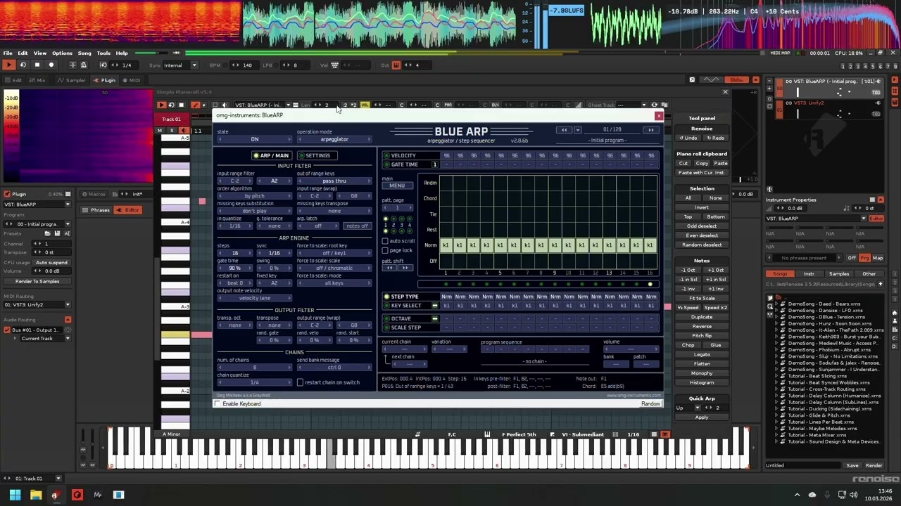This BlueArp Mode Makes Trance Melodies Easy (Pass Thru + Mute Arp)