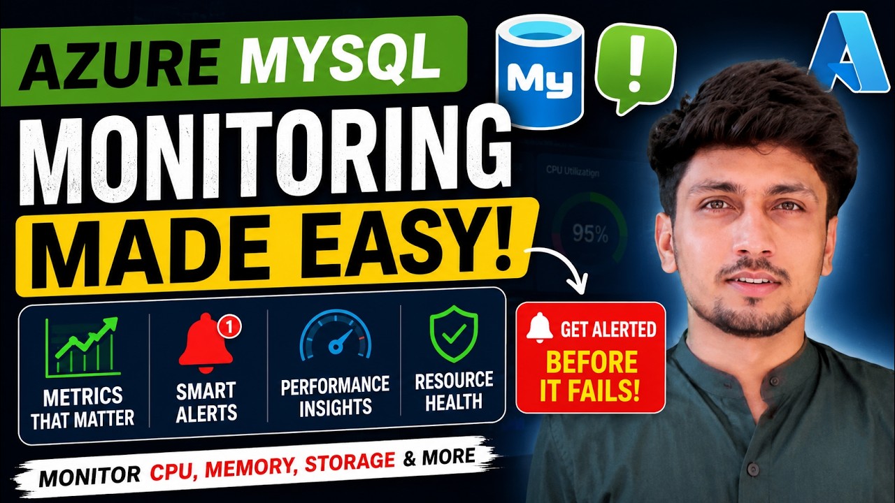 MySQL Flexible Server Monitoring Made Easy | Metrics, Alerts & Resource Health Explained | Azure
