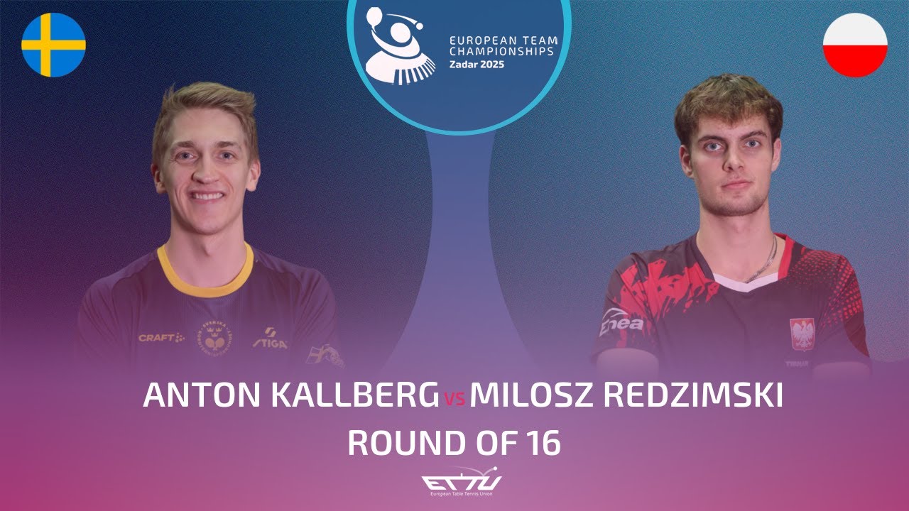 ANTON KALLBERG (SWE) vs MILOSZ REDZIMSKI (POL) | European Championships - Round of 16 | Highlights