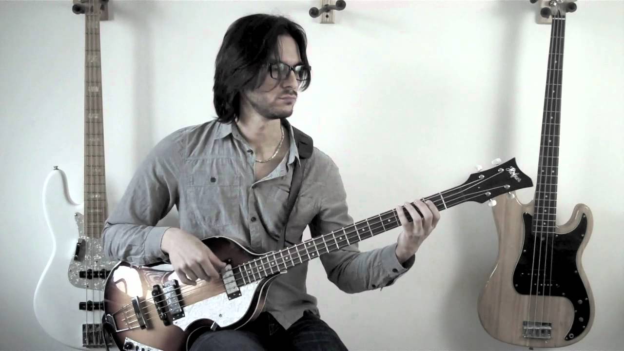 I'll be back &mdash; Beatles bass cover with an amazing Hofner Icon guitar