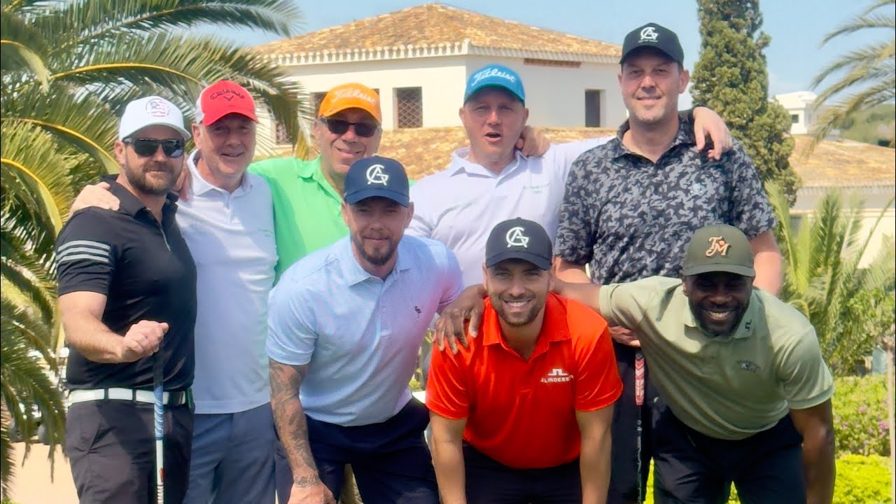 2025 golf tour, Las Colinas golf club, Aguilon golf and Las Ramblas golf club.