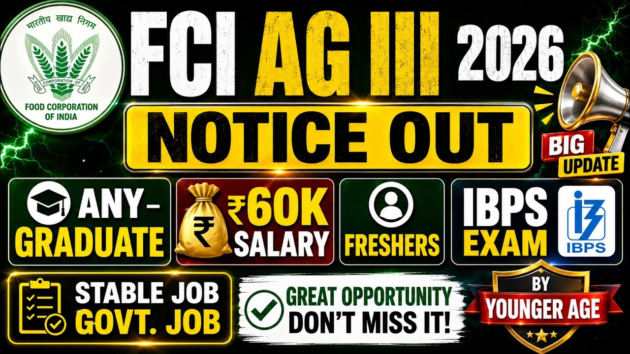 📢 FCI 2026 NOTICE OUT! 😱🔥
