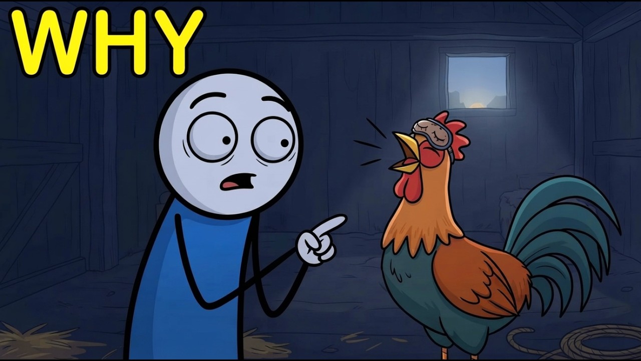 Why Do Roosters Still Crow at Dawn Even If They live In Dark Barns