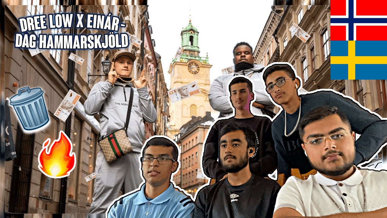 TRASH OR FIRE?! Reacting Til DREE LOW x EINÁR - DAG HAMMARSKJÖLD (OFFICIELL VIDEO, SPÅR 12 FLAWLESS)