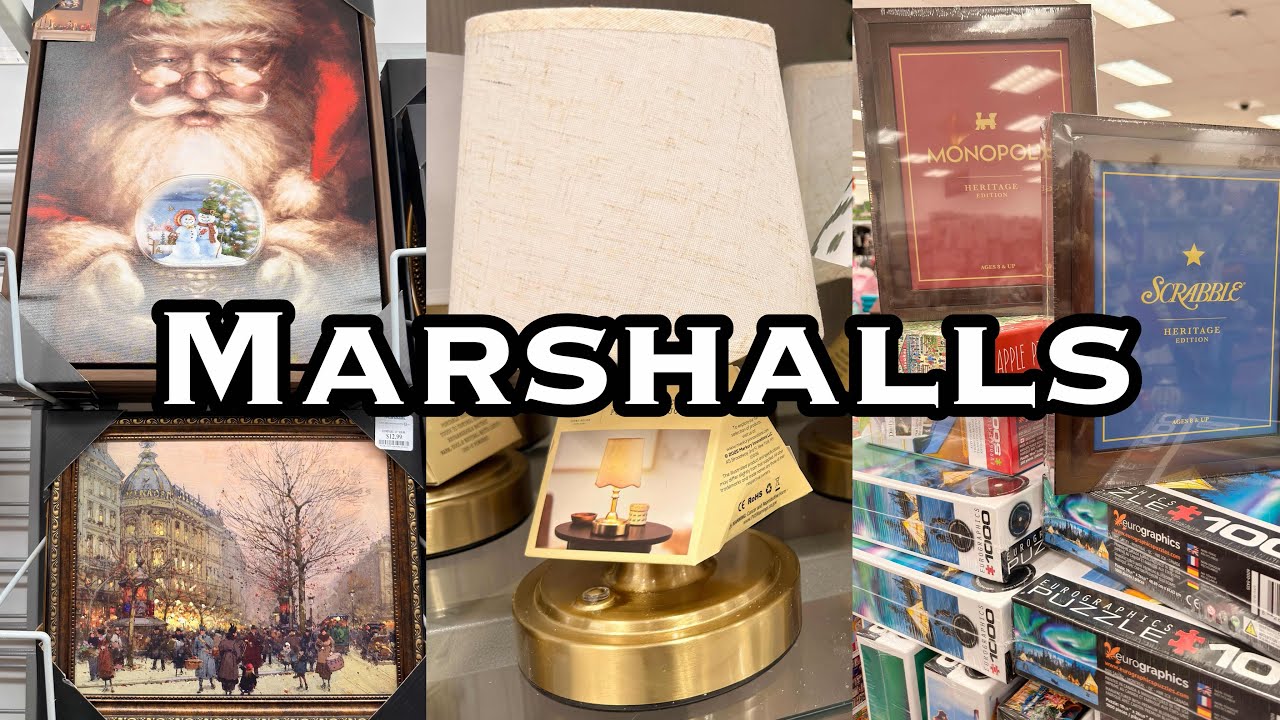 Marshalls Shop With Me &bull; New Home Decor &bull; Lamps, Frames and Gift Ideas 