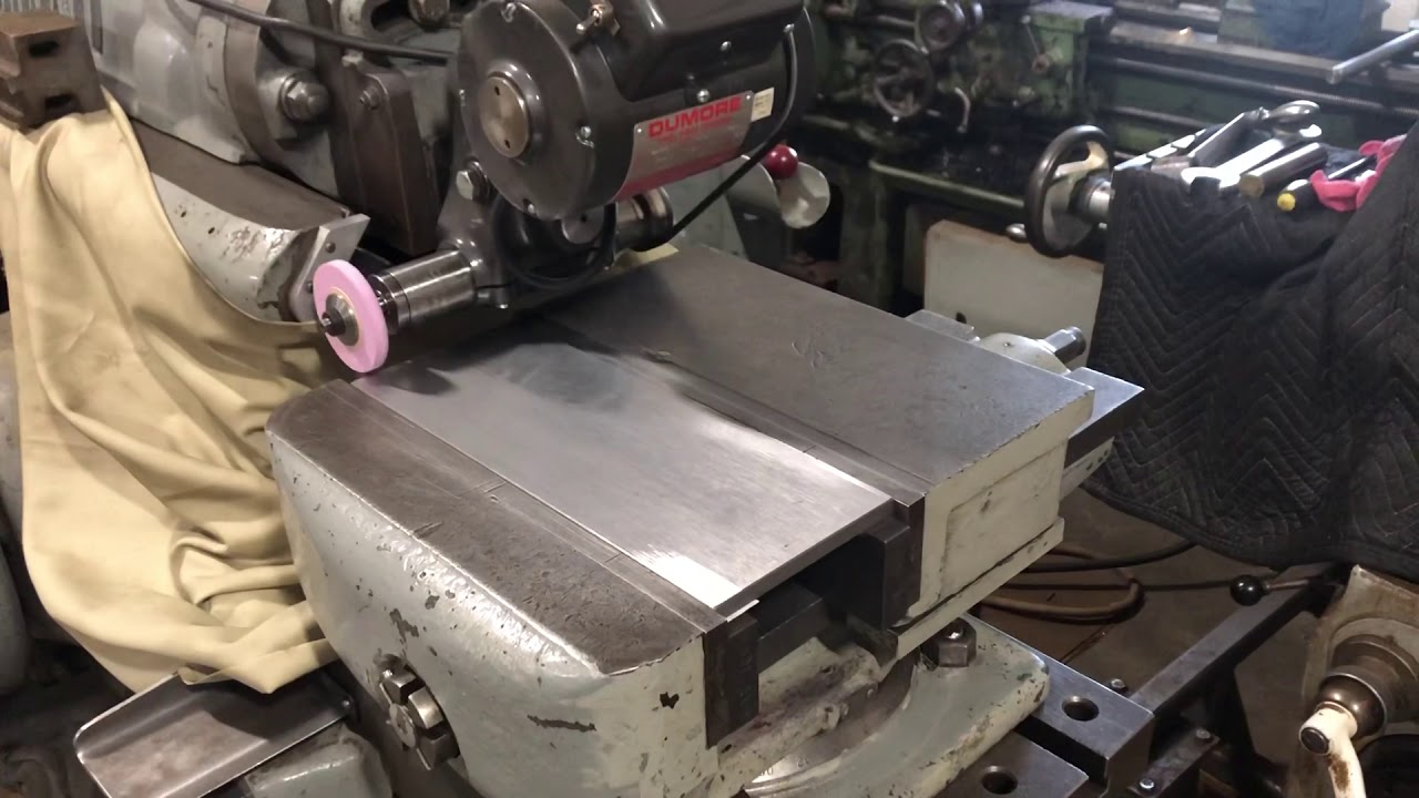Cincinnati shaper + tool post grinder = surface grinder