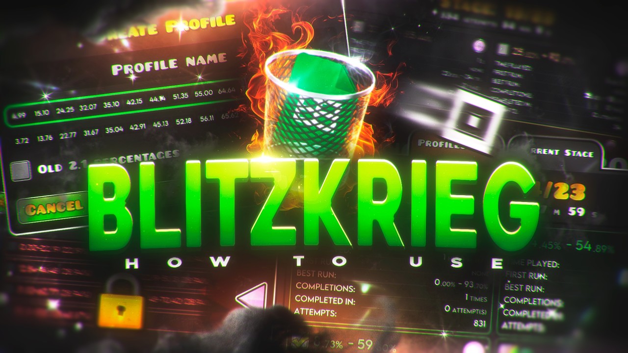 BLITZKRIEG: The BEST Way to Get Consistent in Geometry Dash