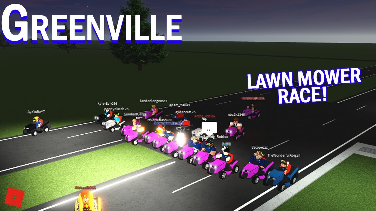 ULTIMATE LAWN MOWER DRAG RACE!! || ROBLOX - Greenville Beta