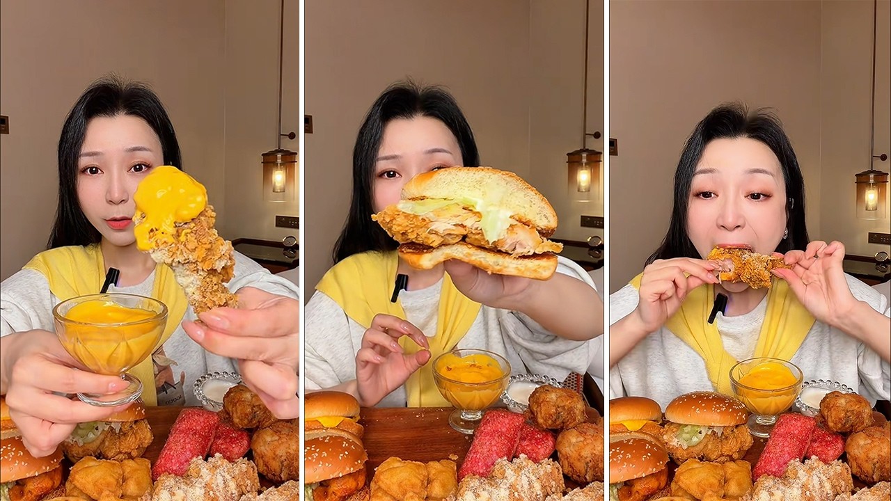 This Fried Chicken Crunch Will Make You Hungry 🍗🔥 | ASMR Eating