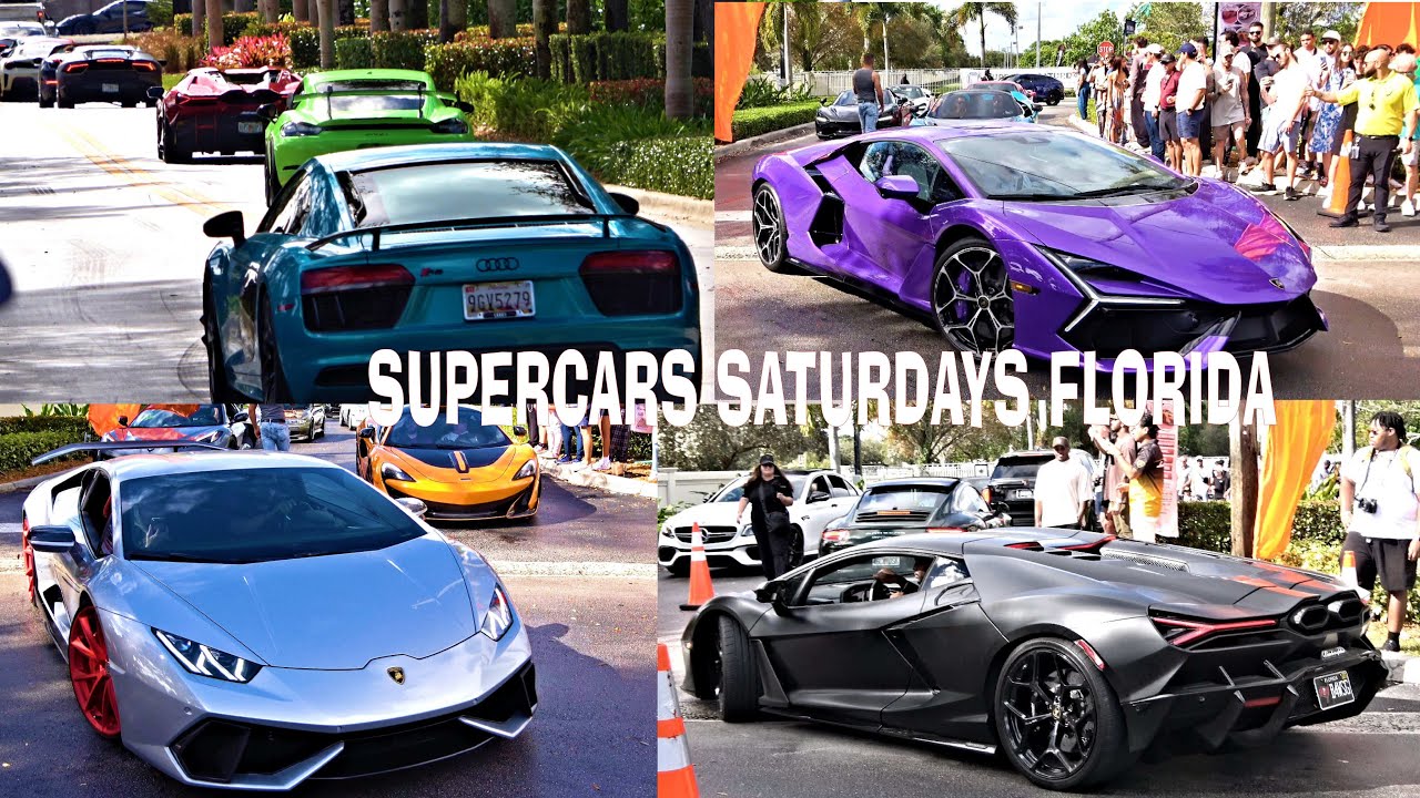 When a Million Dollars worth of Supercars Does a Full Send!** Street Rips and Supercar Flybys!
