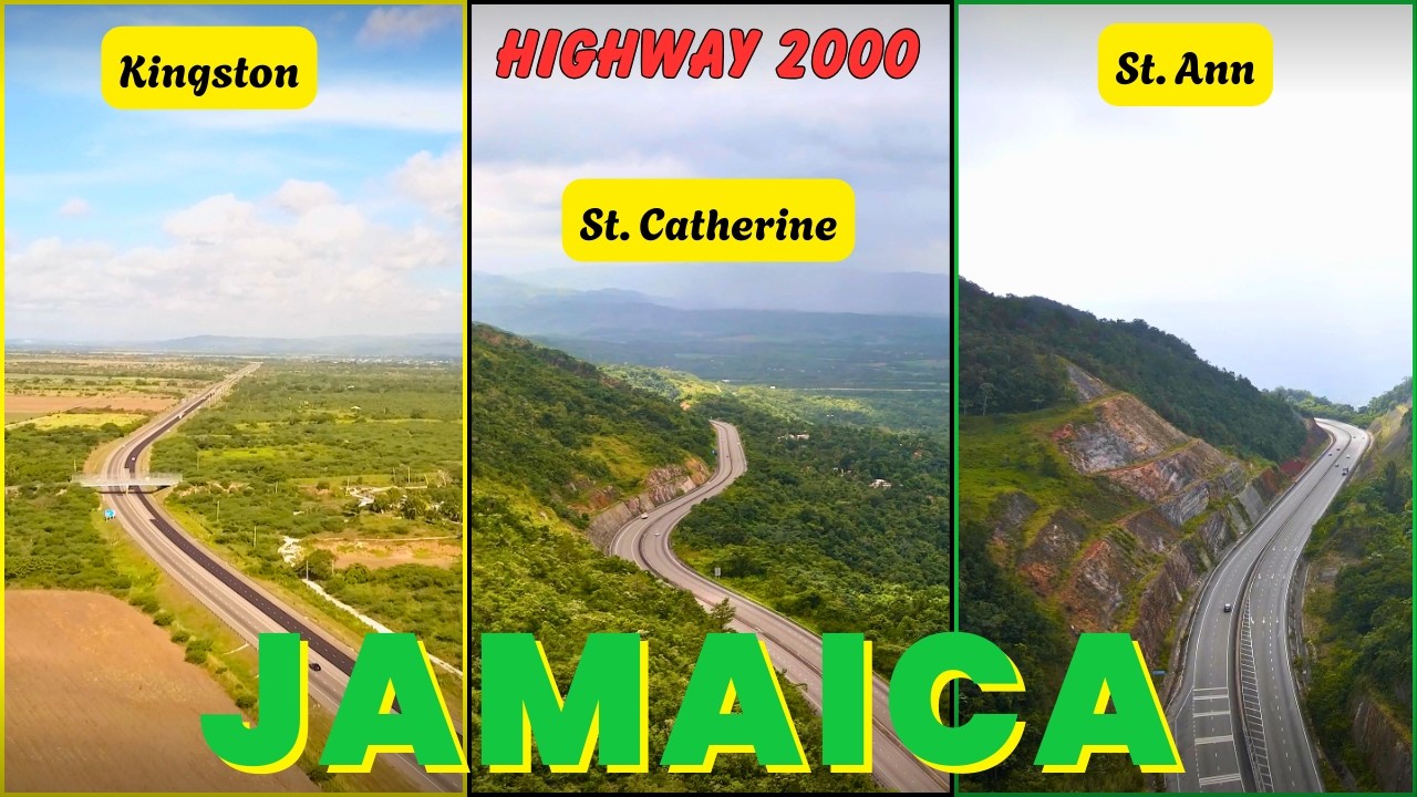 The NEW Jamaica Awaits On The Open Road (Kingston to St. Ann) Hwy 2000
