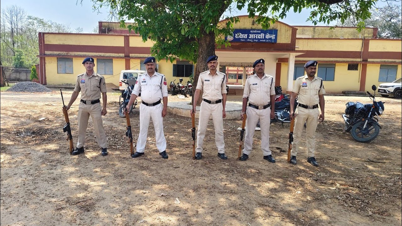 छत्तीसगढ़ पुलिस का तगड़ा सलामी शस्त्र रिहर्सल प्रोग्राम 