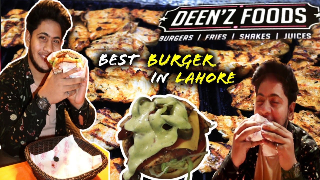 GRILL BURGER IN LAHORE - DENZ GRILL BURGER - GRILL BURGER ONLY 190 RS - SHAHROZ - ASIM - MOEEZ -VLOG